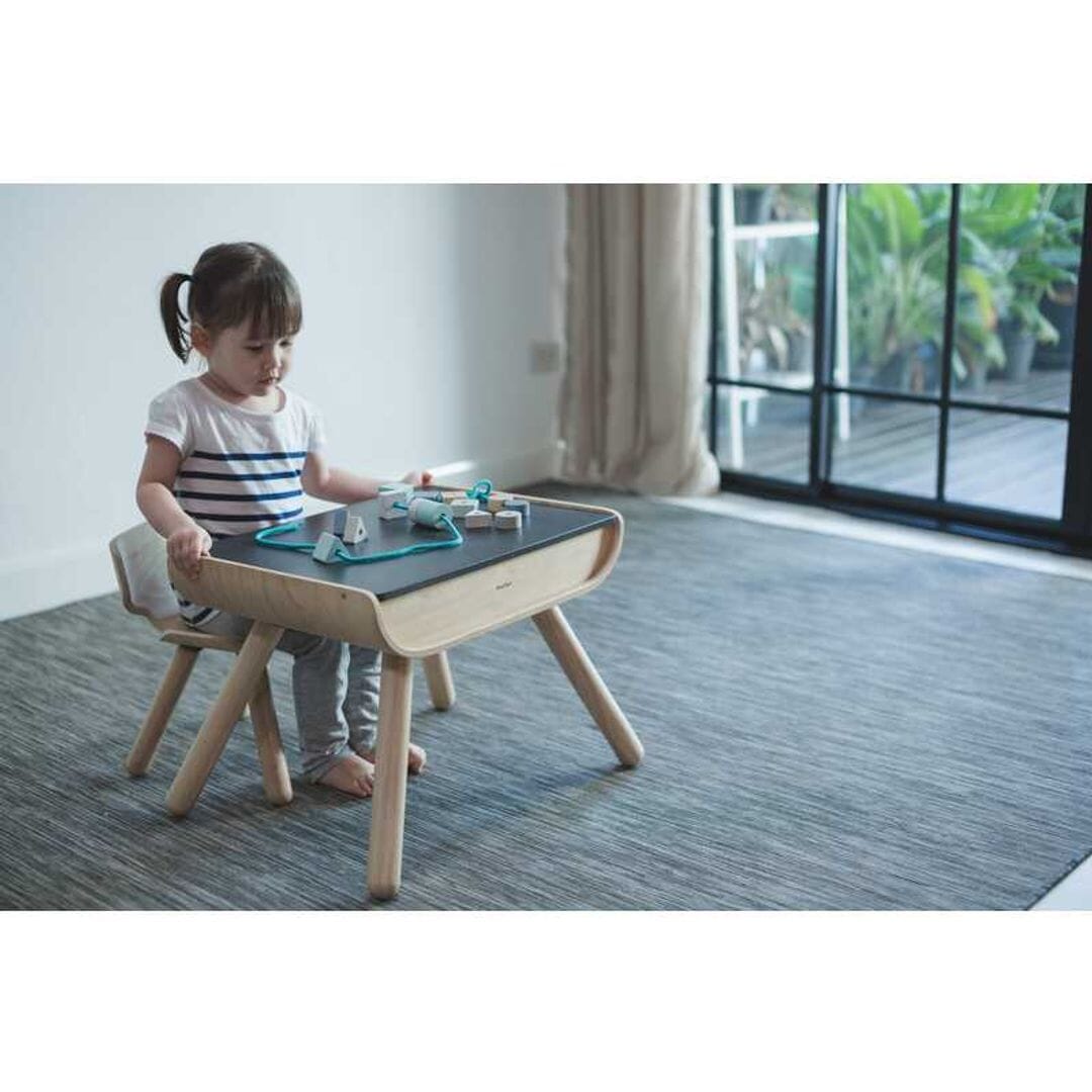 PlanToys USA - PlanToys Table & Chair - Black