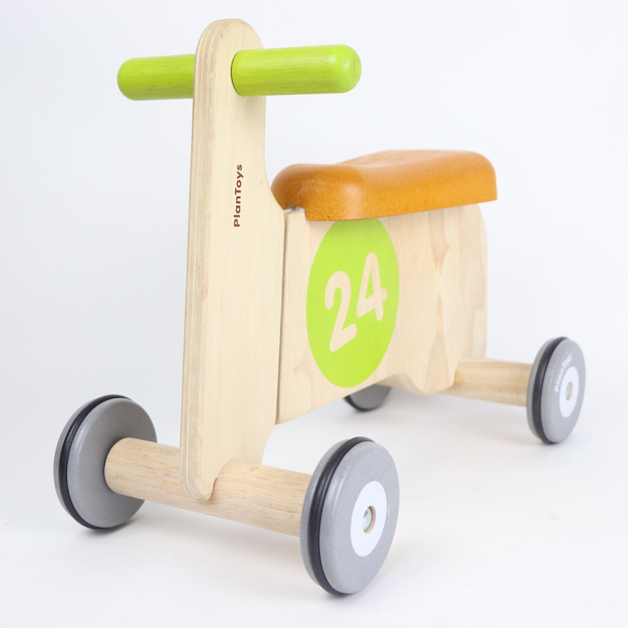 PlanToys Wooden Balance Bike Ride-On Toy 