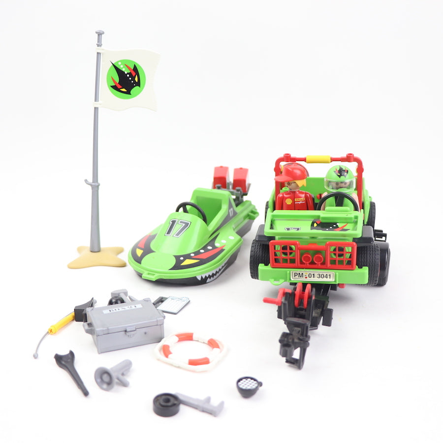 Playmobil ATV and Speedboat Playset 
