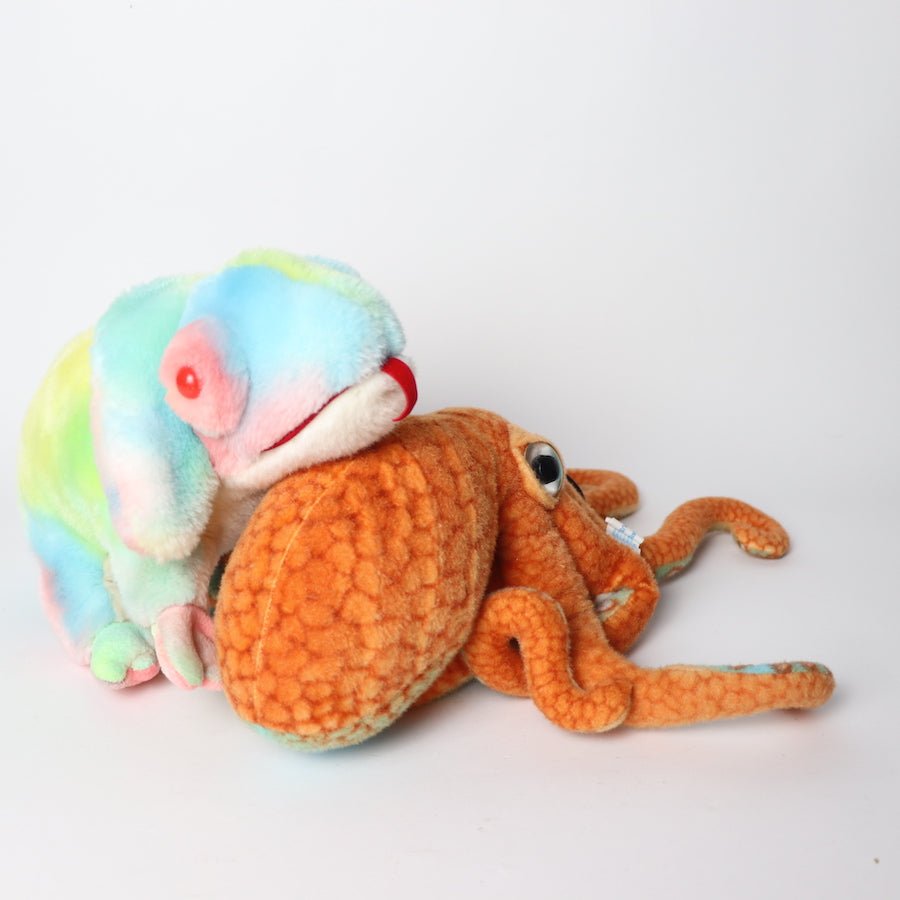 TOYCYCLE - Plush Octopus and Chameleon Pair