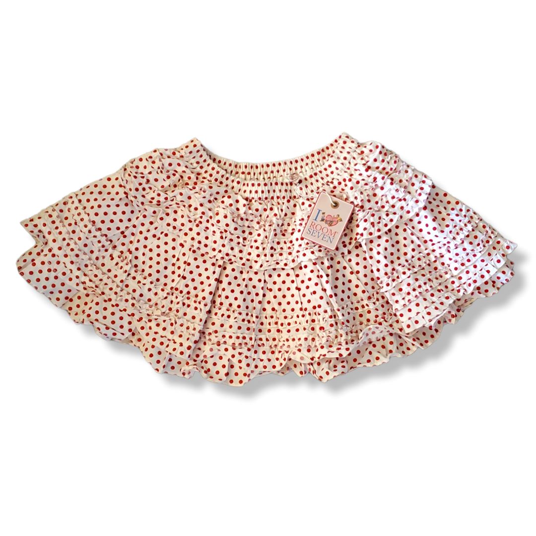 Polka Dot Ruffle Skirt Size 5 