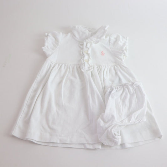 TOYCYCLE - Polo Ralph Lauren Ruffled Polo Dress and Bloomer 9M
