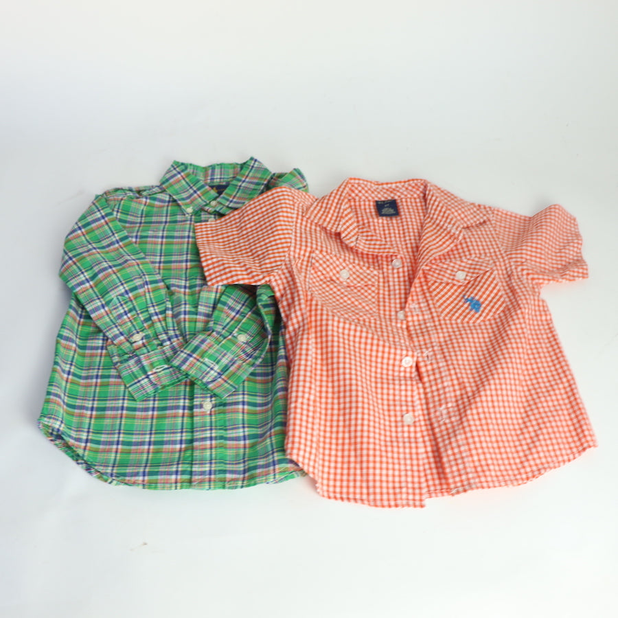 Ralph Lauren and US Polo Assn. Shirt Set 3T 
