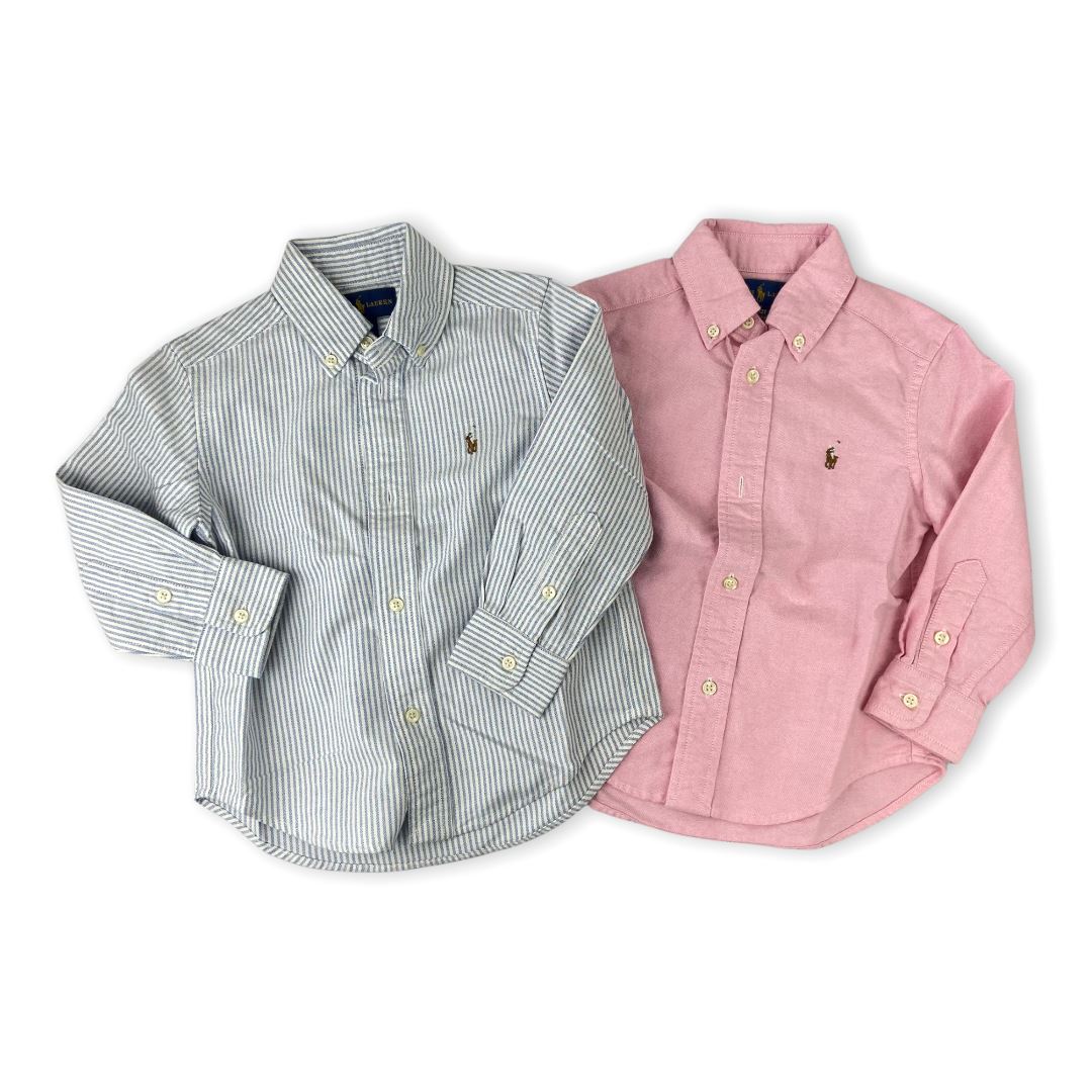 Ralph Lauren Button-down Shirt Duo 2T 