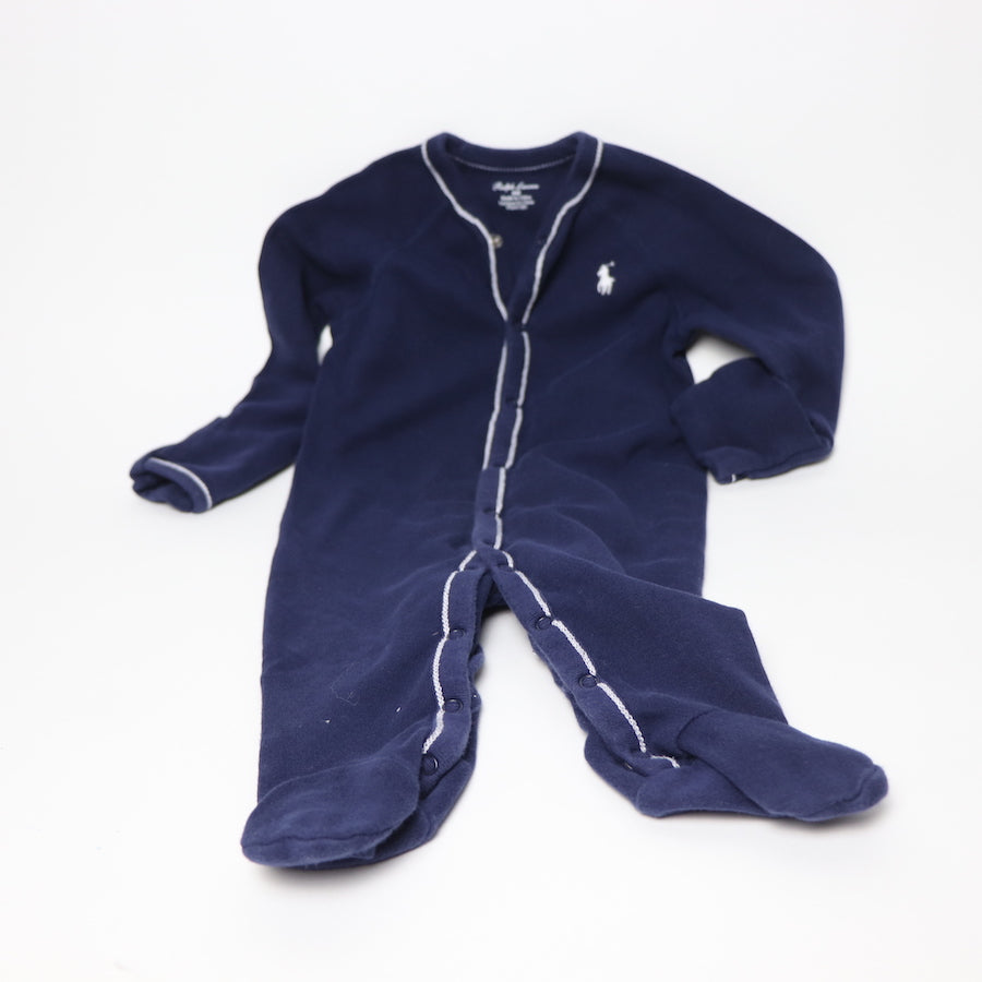 Ralph Lauren Footed Coverall 6M 