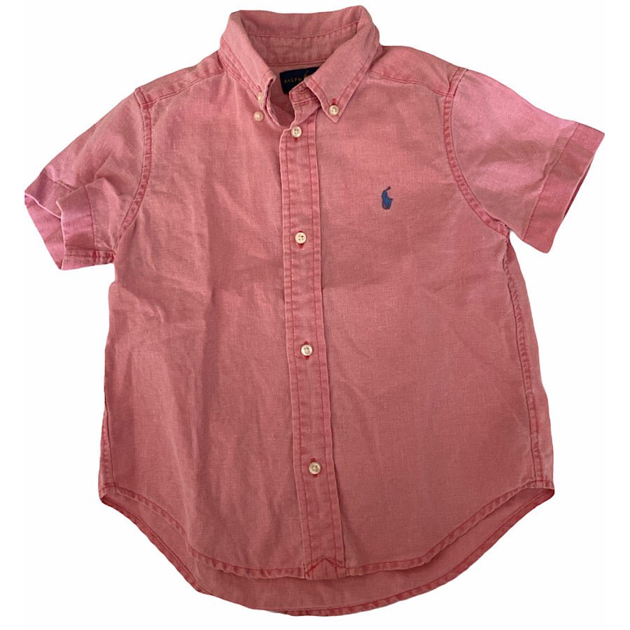 TOYCYCLE - Ralph Lauren Pink Button Down Collared Shirt 3T