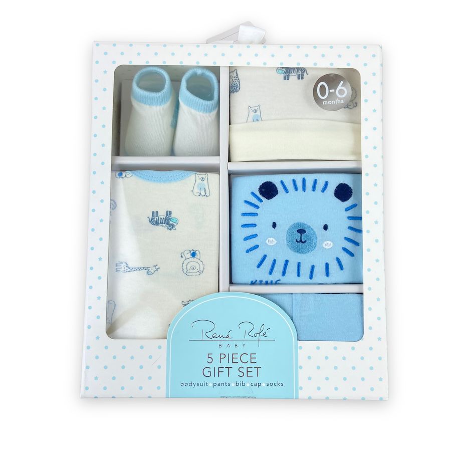 Rene Rofe Baby 5 Piece Gift Set 0-6M Baby & Toddler 