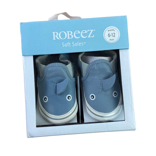 TOYCYCLE - Robeez Sebastian Shark Soft Soles 6 - 12M