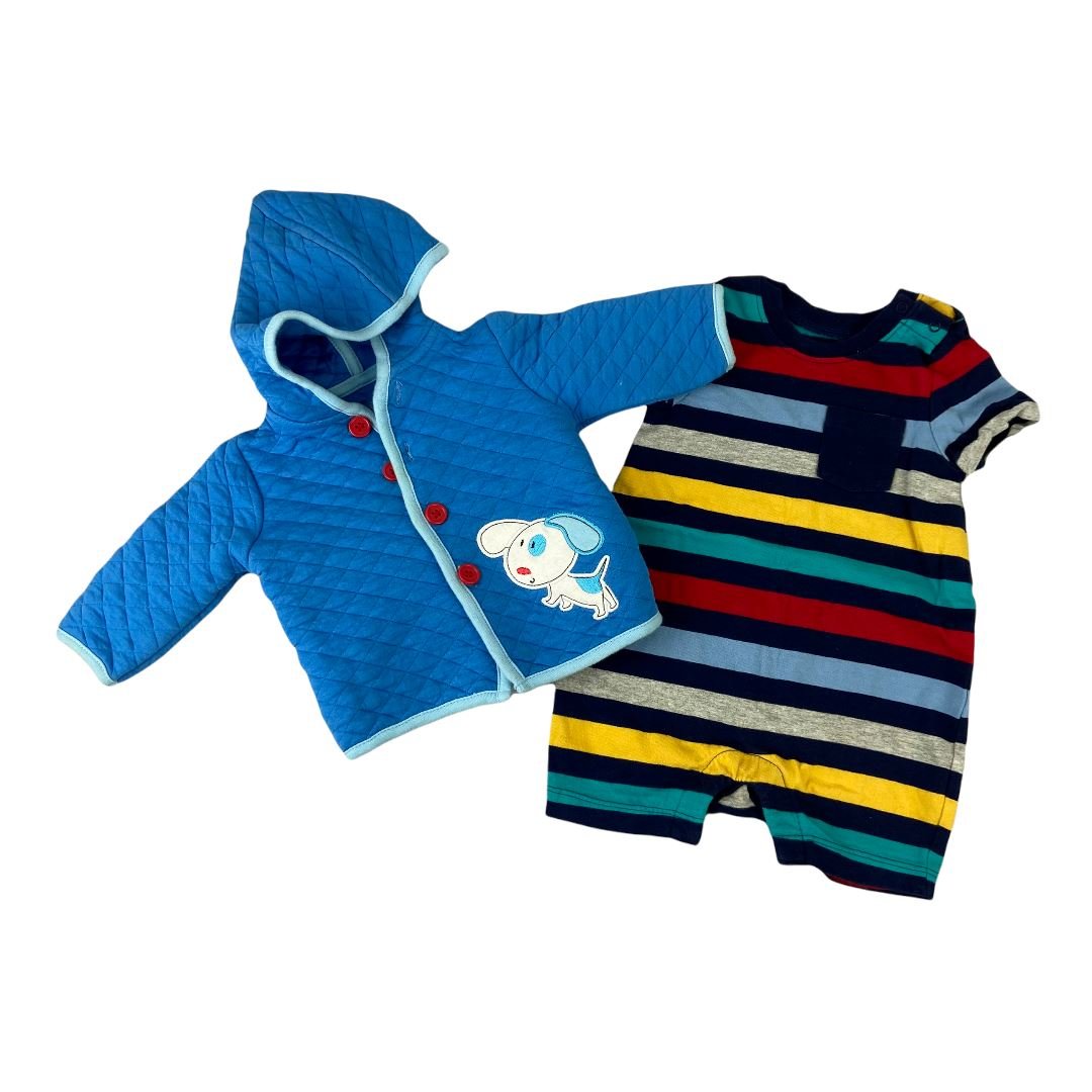 TOYCYCLE - Romper and Jacket Bundle 3 - 6M