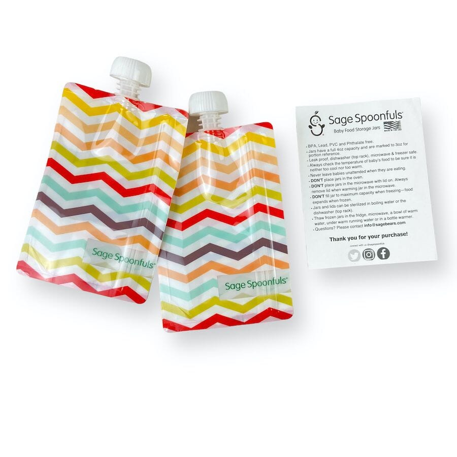 Sage Spoonfuls - Sage Spoonfuls Baby Food Storage Jar Set