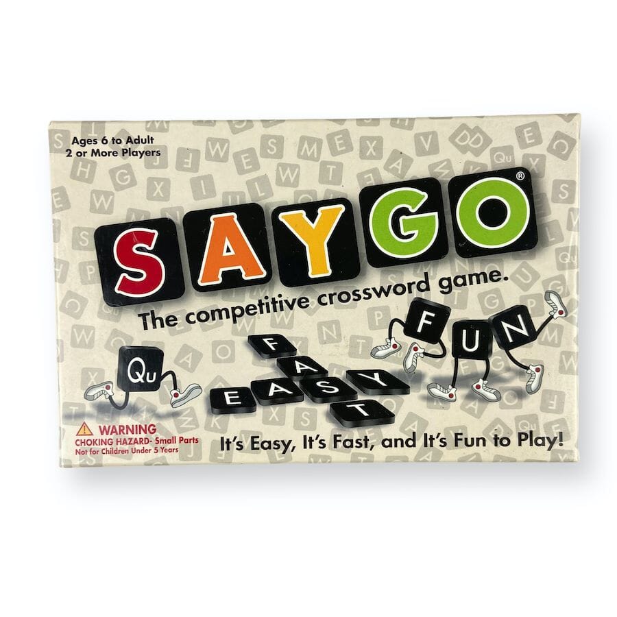 SAYGO Competitive Crossword Game Toys & Games 