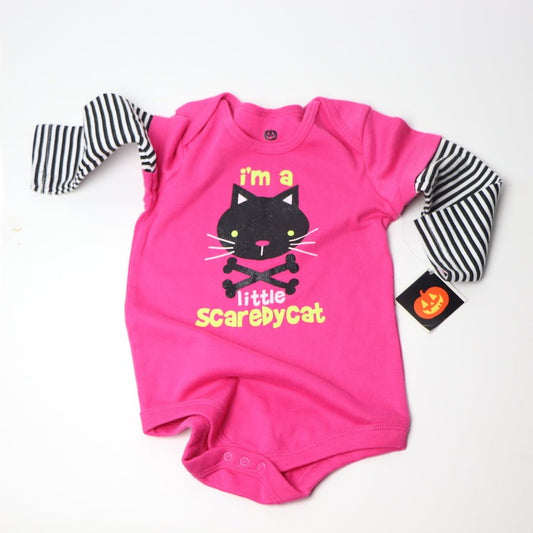 TOYCYCLE - Scaredy Cat Onesie 18M