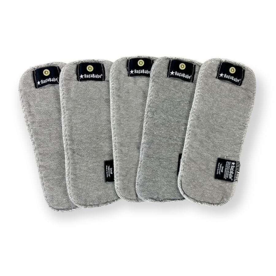 Ragababe - Set of 5 Ragababe Cloth Diaper Inserts - Small