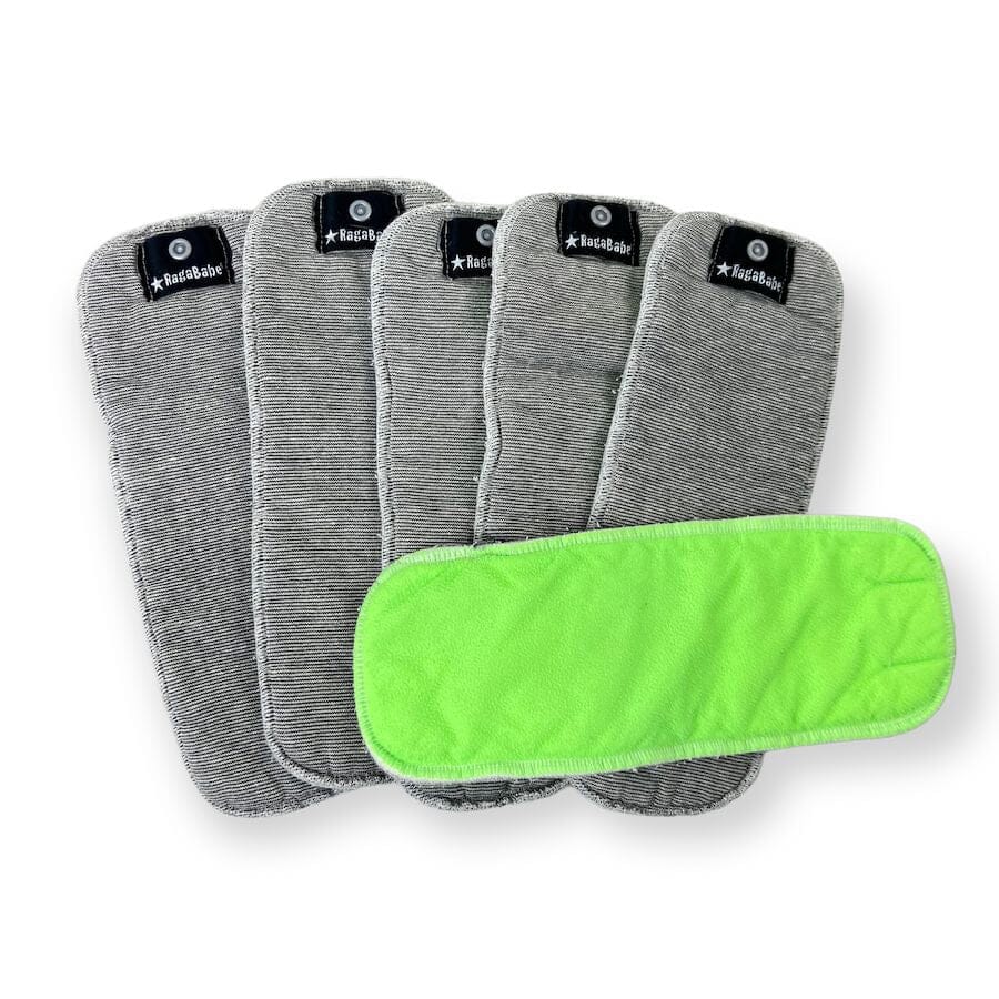 Ragababe - Set of 6 Ragababe Cloth Diaper Inserts - Medium