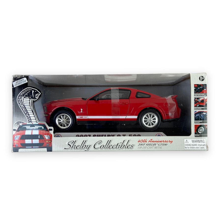 TOYCYCLE - Shelby Collectibles 2007 Shelby GT500 Die - Cast Car