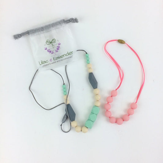 TOYCYCLE - Silicone Bead Teething Necklaces