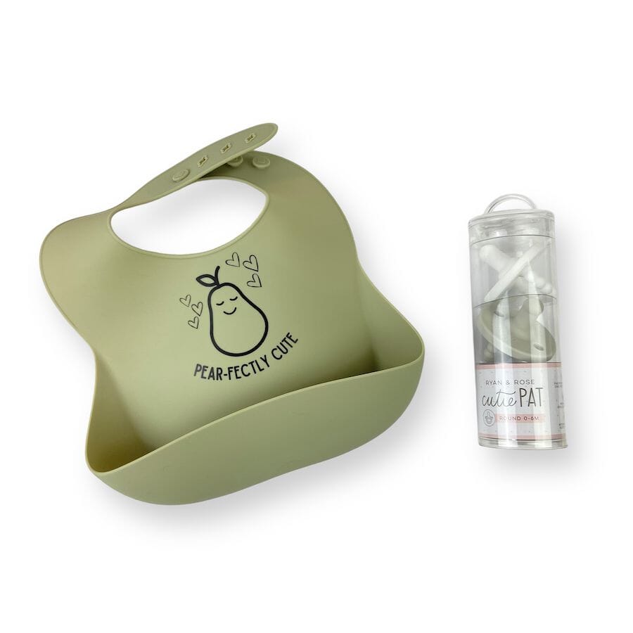 Mixed - Silicone Bib & Pacifier Bundle