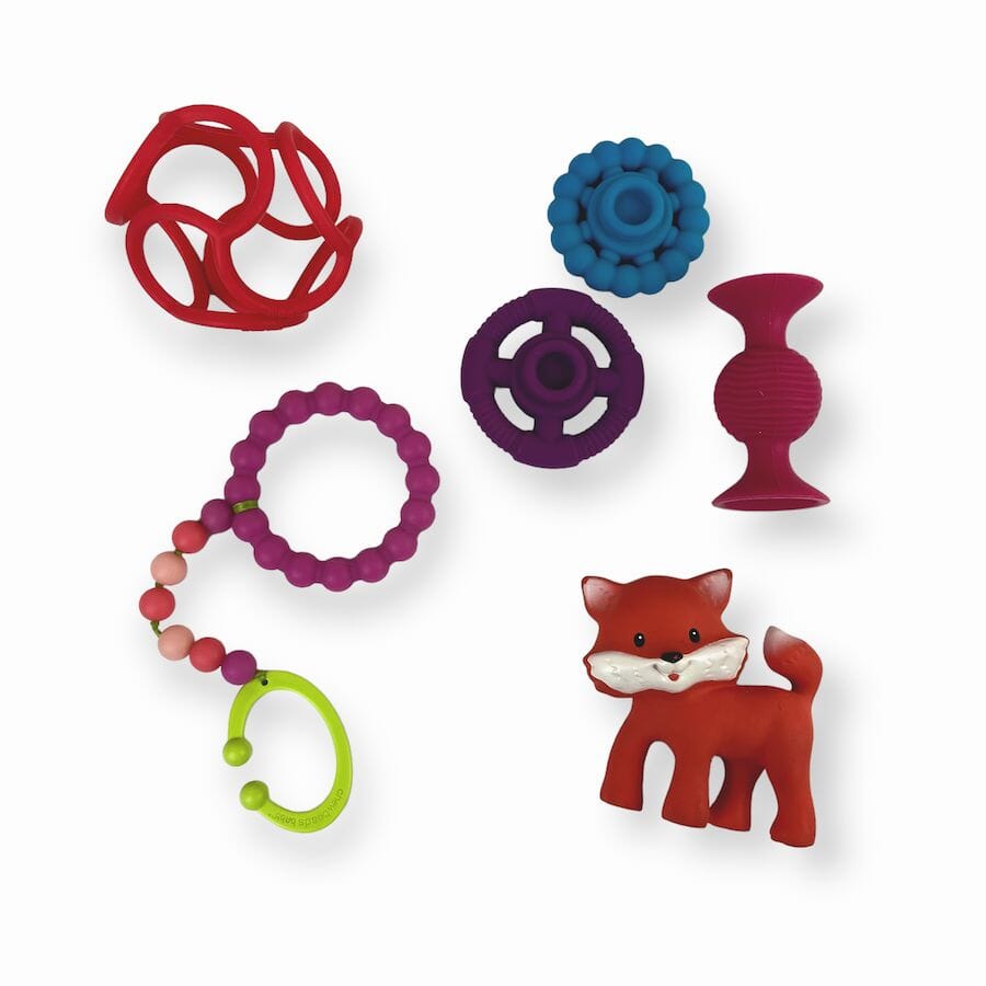 TOYCYCLE - Silicone Teething Toy Bundle