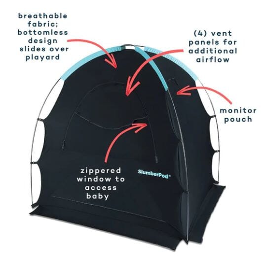 Slumberpod - Slumberpod Original - Black & Aqua