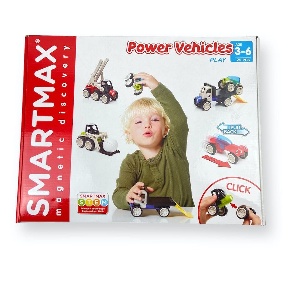 SMARTMAX Power Vehicles Magnetic Building Set Toys 