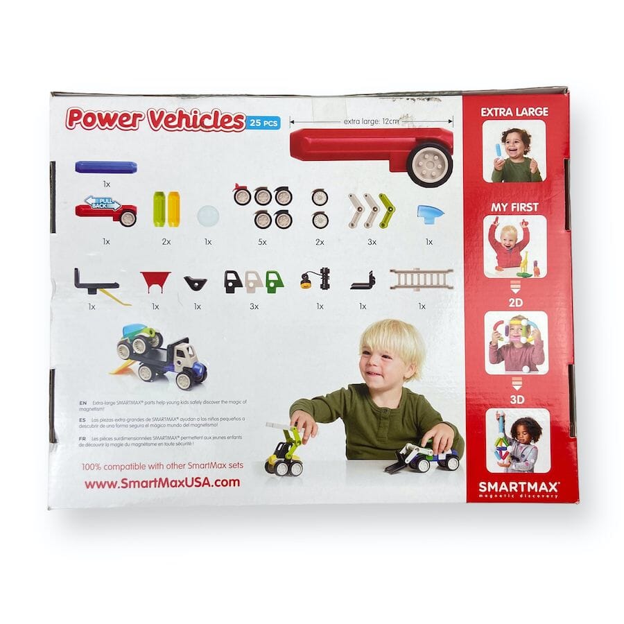 SMARTMAX Power Vehicles Magnetic Building Set Toys 