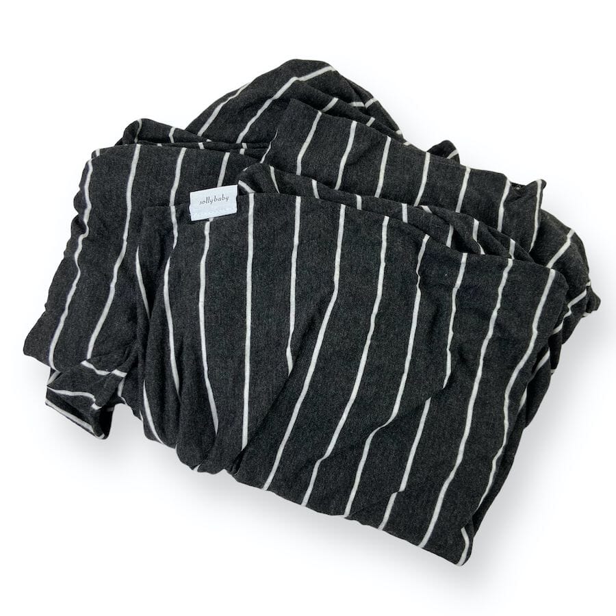 Solly Baby - Solly Baby Wrap Carrier - Charcoal and White