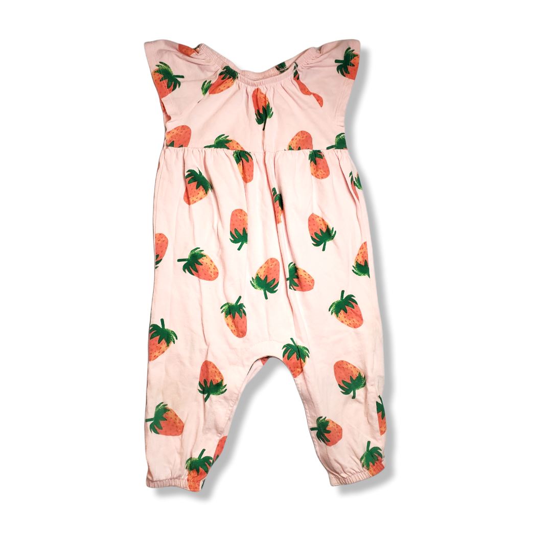 Strawberry Jumpsuit Size 12-18M 