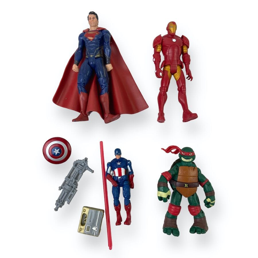 Super Hero Action Figure Bundle Toys 