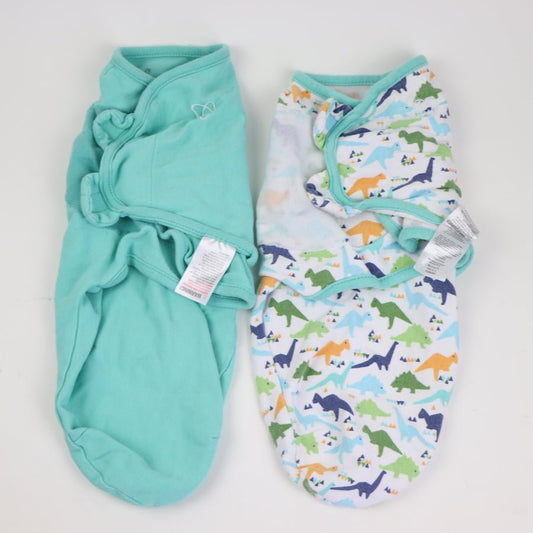 TOYCYCLE - SwaddleMe Infant Sleep Swaddlers Aqua S - M