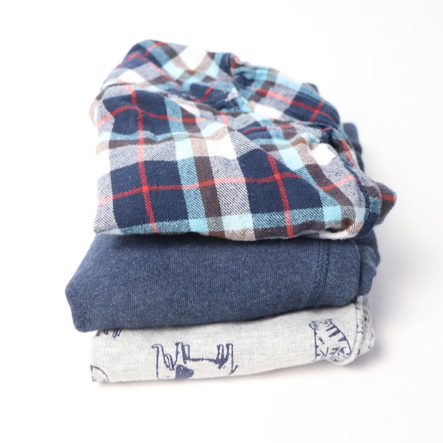 TOYCYCLE - Sweatpants & Flannel Shirt Set Size 4