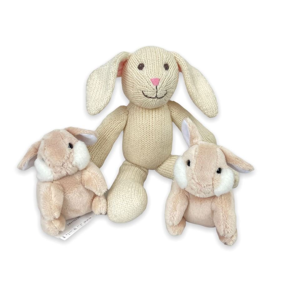 TOYCYCLE - Sweet Plush Bunny Trio