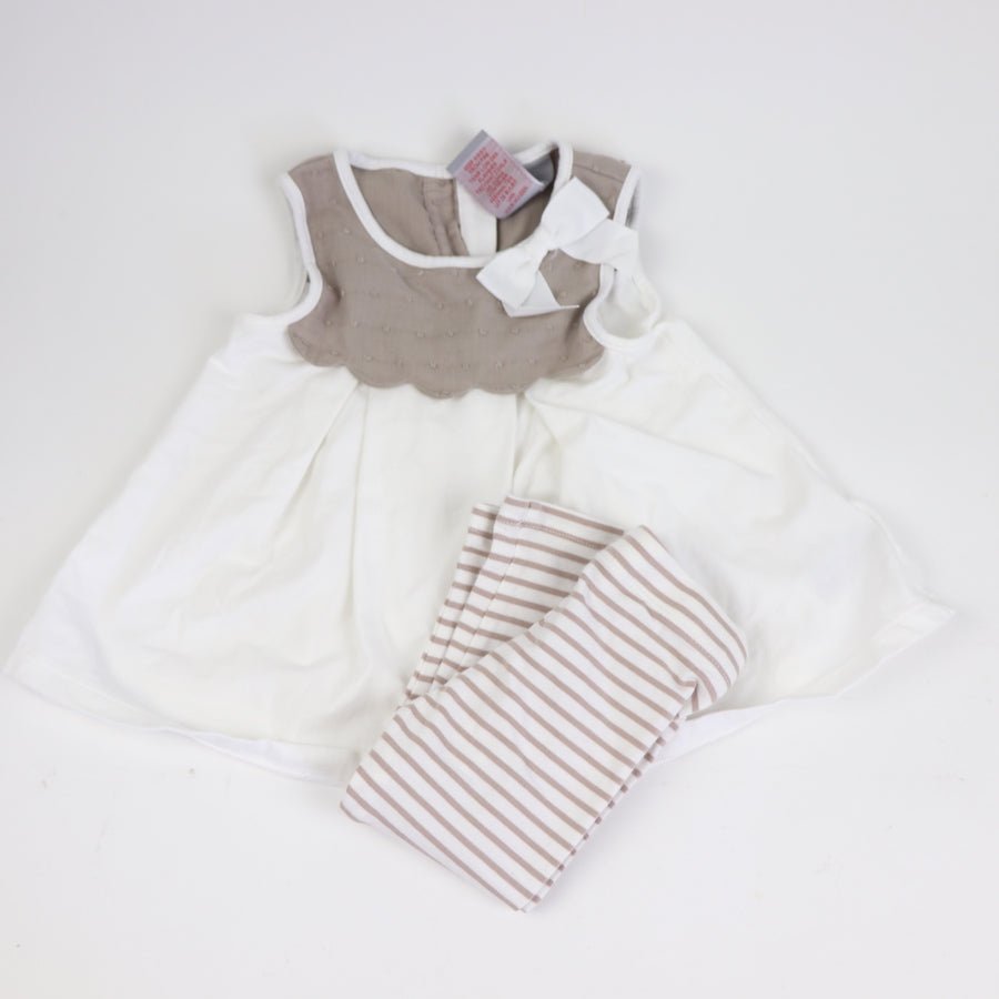TOYCYCLE - Tahari Dress & Leggings 6 - 9M