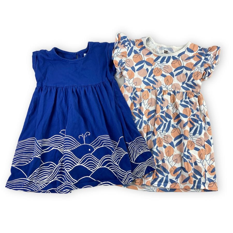 Tea Collection - Tea Collection Dress Bundle Trees and Waves 4Y