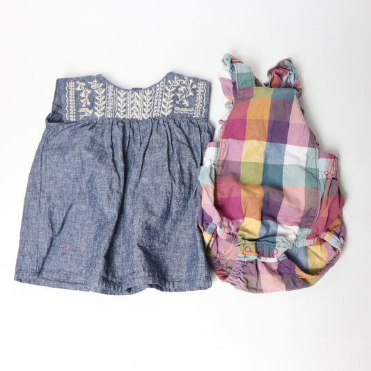TOYCYCLE - Tea Collection Dress & Romper Set 3 - 6M