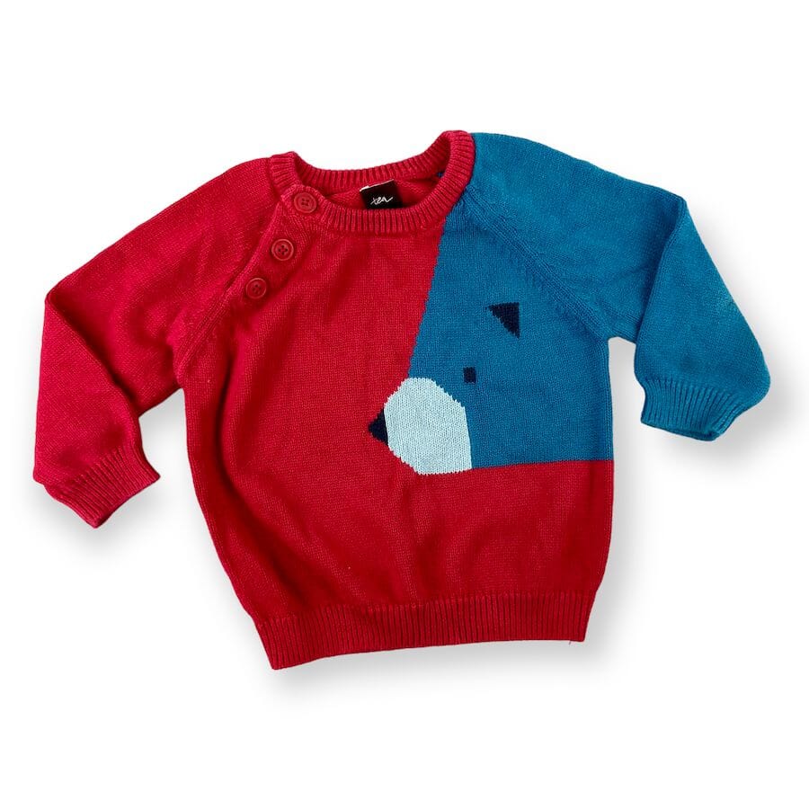 Tea Collection - Tea Collection Graphic Bear Sweater 6 - 12M