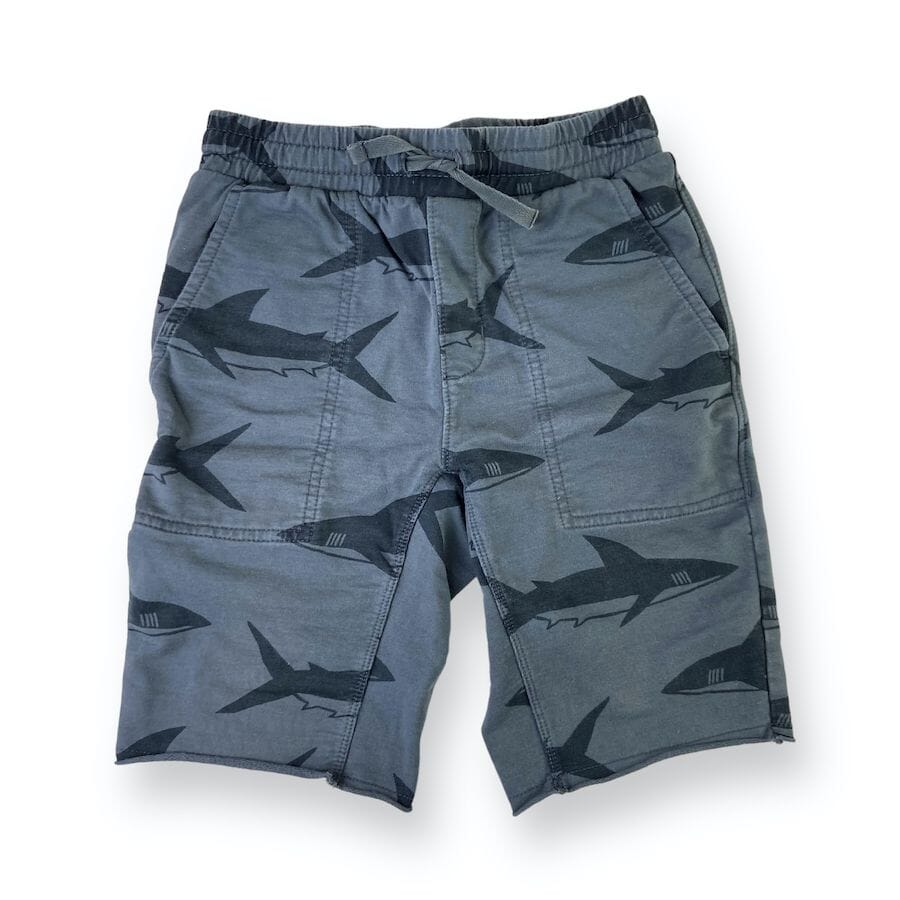 Tea - Tea Cotton Shorts Shark Print 10Y