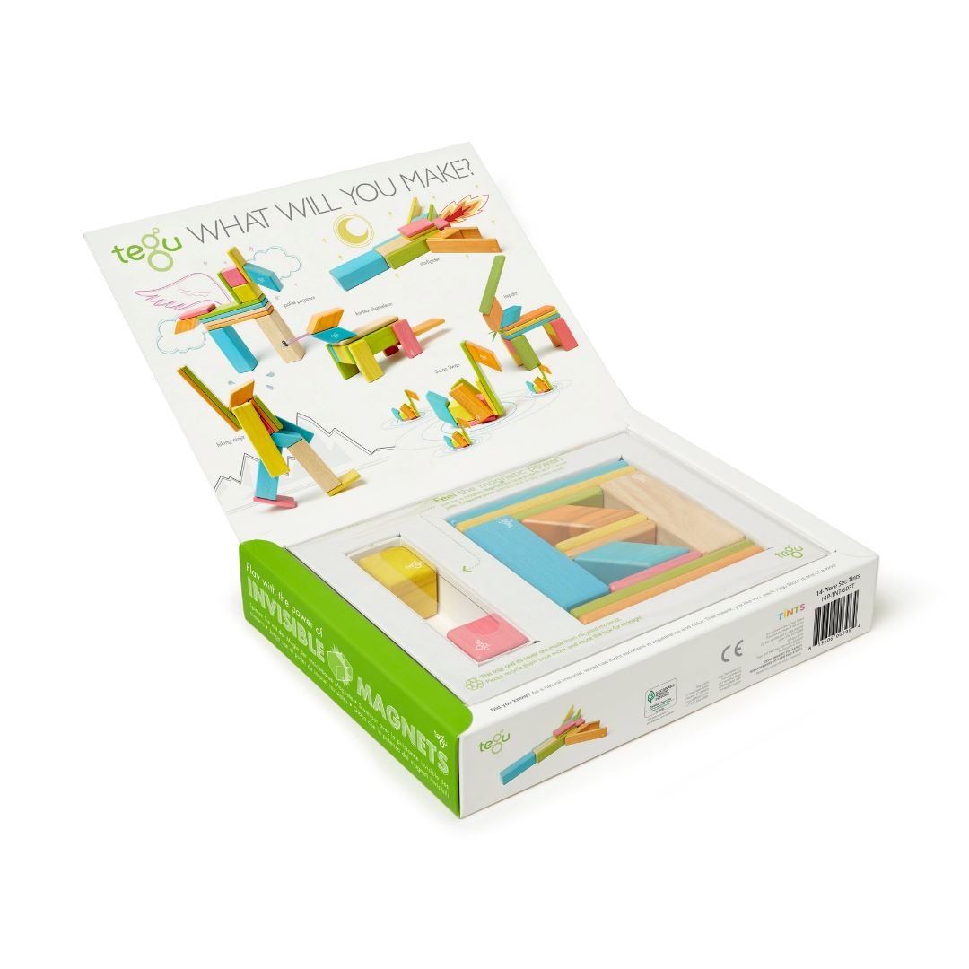 Tegu - Tegu Magnetic Wooden Blocks - 14 Piece
