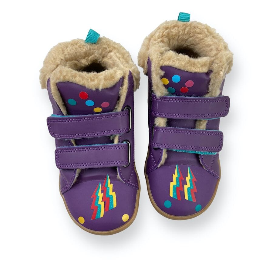 Ten Little - Ten Little Furry High Top Shoes Size 11