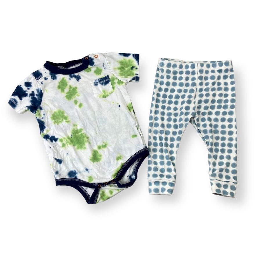 Tea Collection - Tie - dye Infant Bundle 6 - 9M