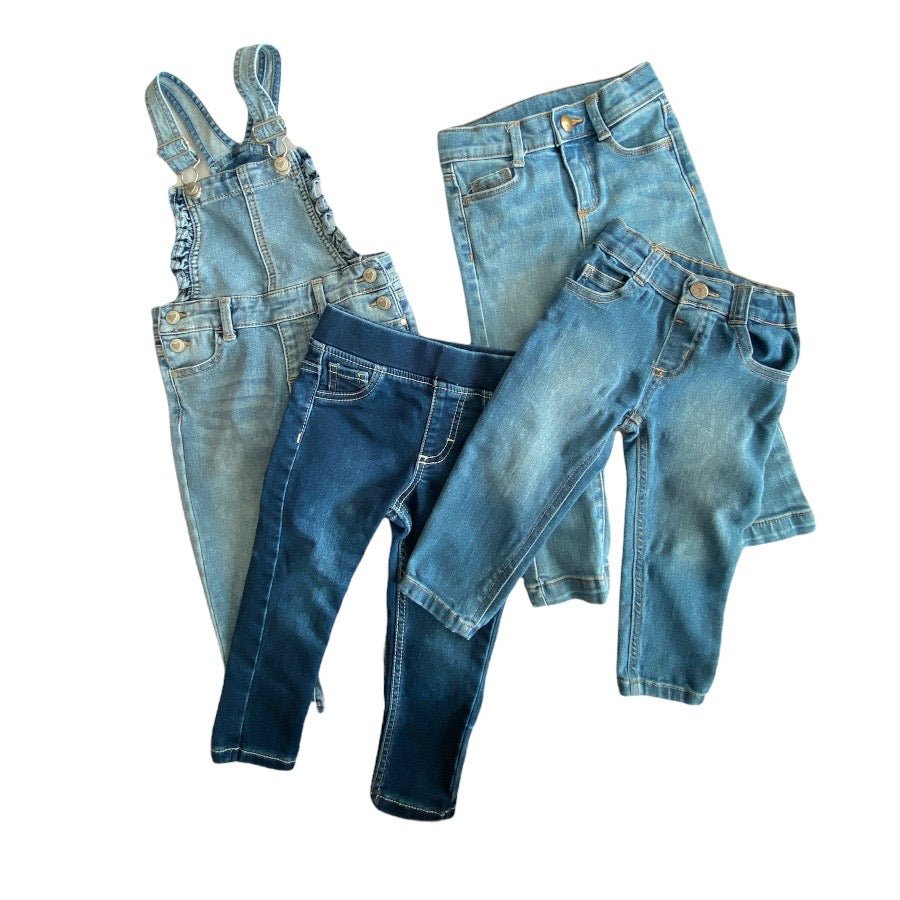 TOYCYCLE - Toddler Girl Jean Bundle 18 M