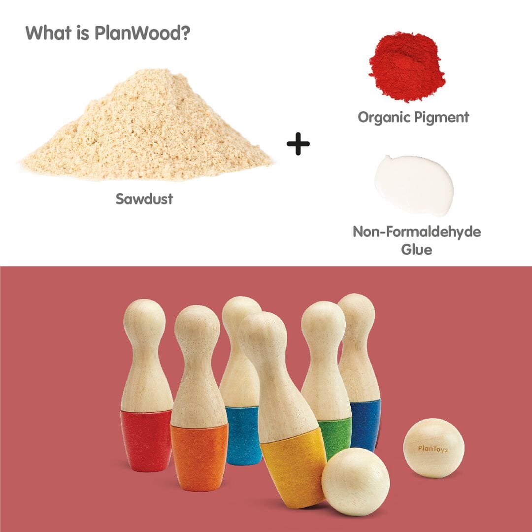 PlanToys USA - Toy Bowling Set