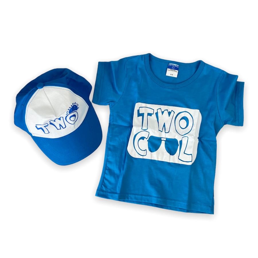 TOYCYCLE - Two Cool Shirt and Cap Set 2T