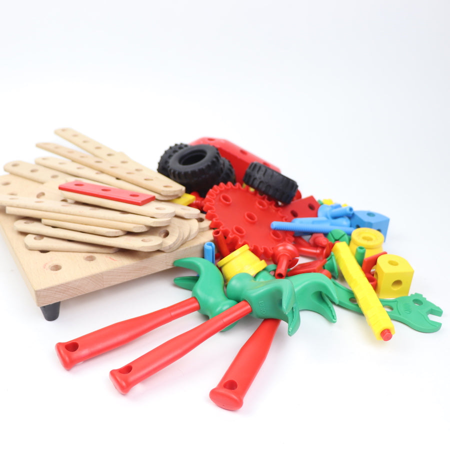 Vintage Brio Wooden Building Set 