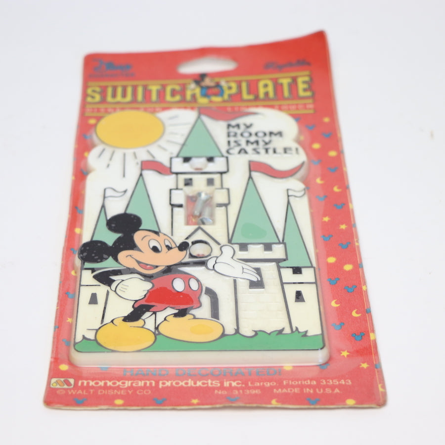 Vintage Mickey Mouse Switch Plate Cover 