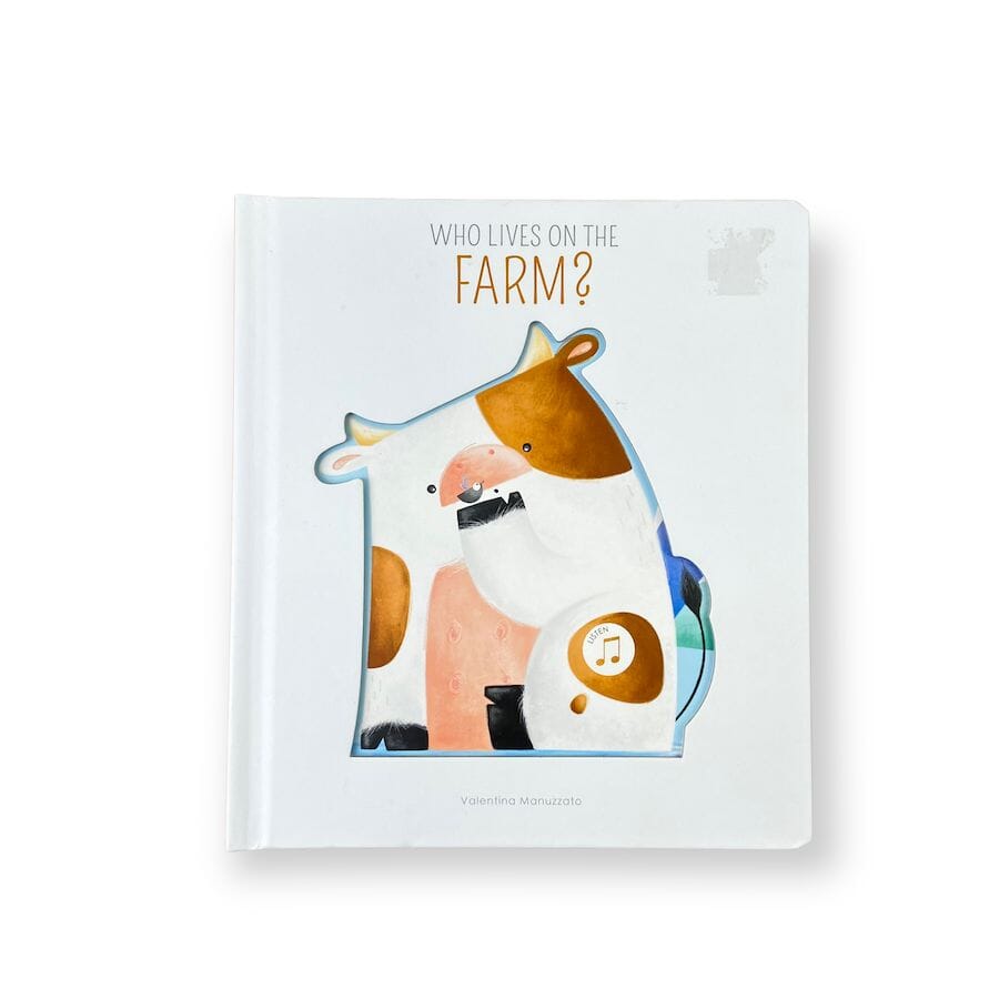 TOYCYCLE - Who Lives on the Farm Board Book with Sound