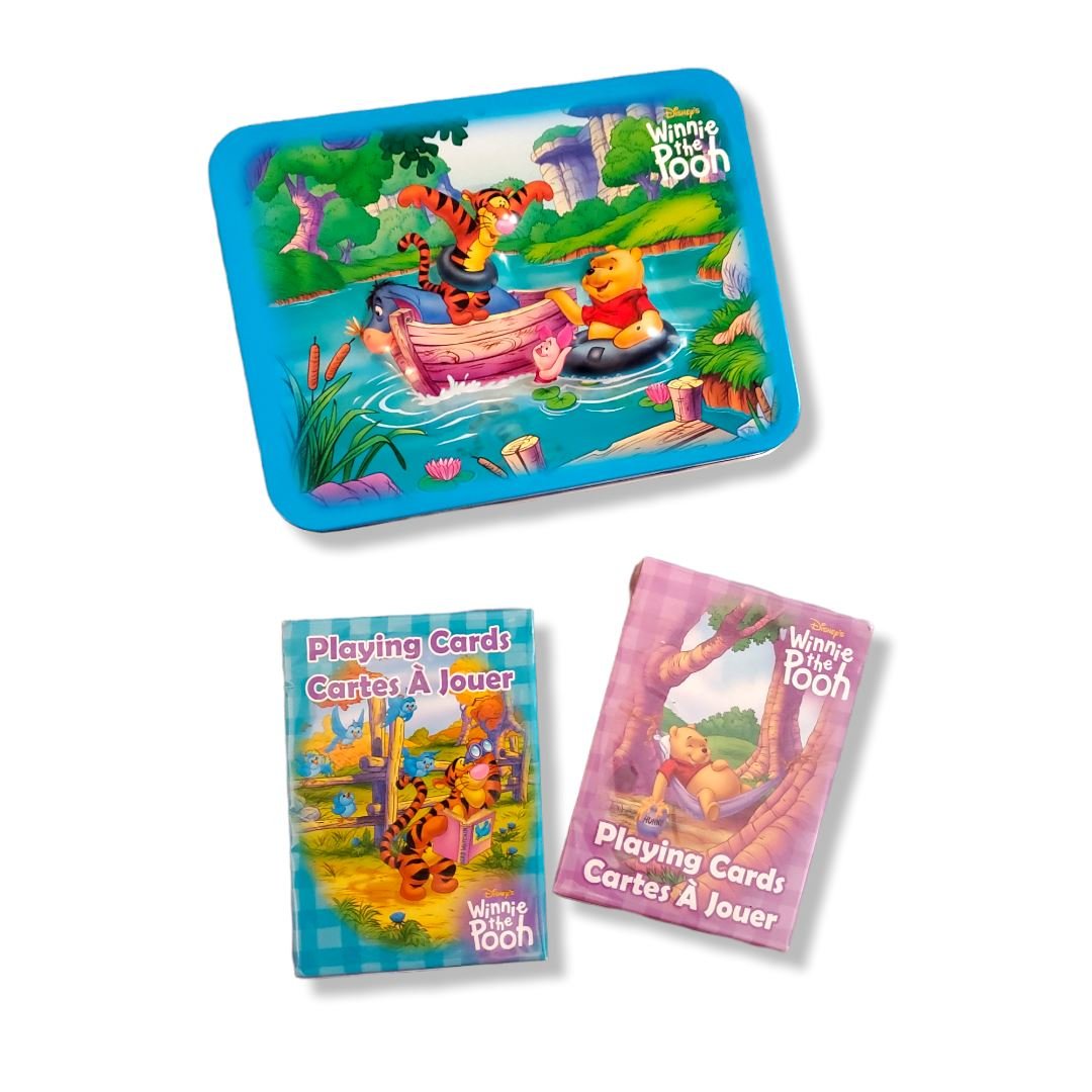 TOYCYCLE - Winnie the Pooh Playing Cards and Collectible Tin