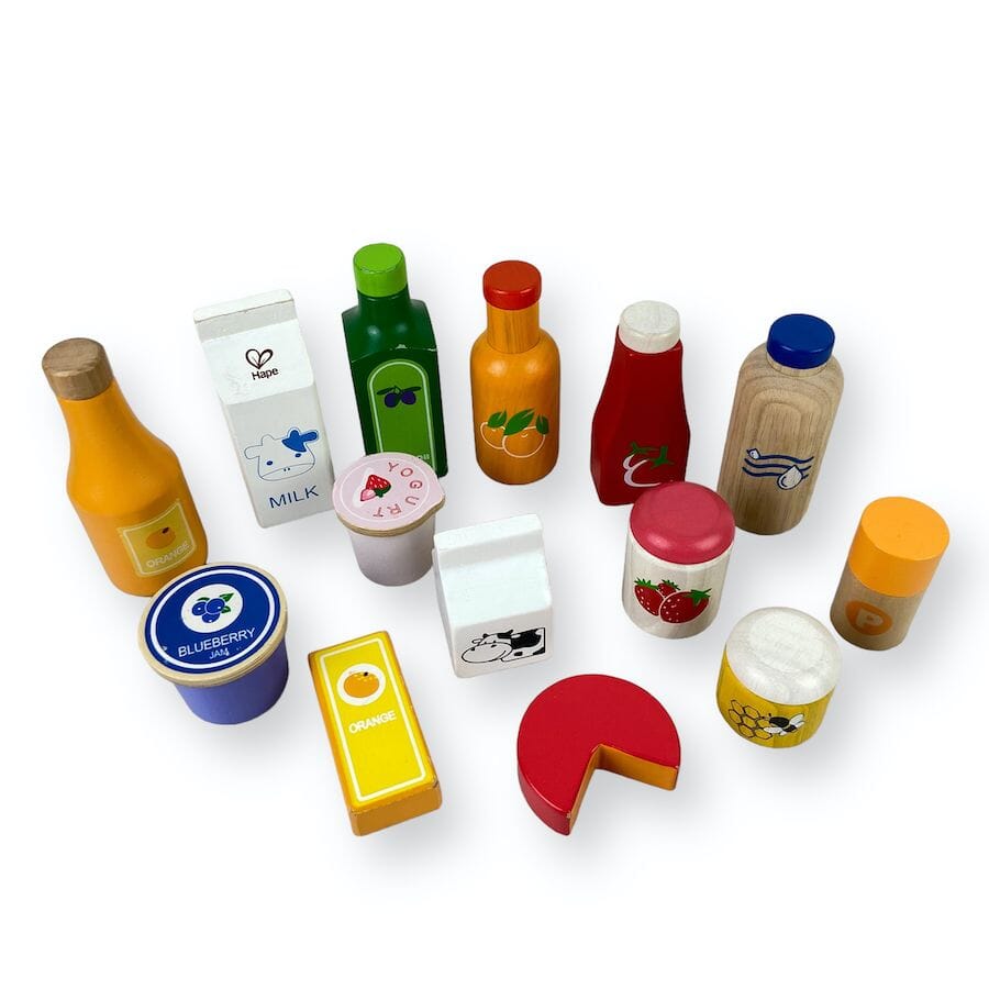Mixed - Wooden Play Food Condiment Bundle