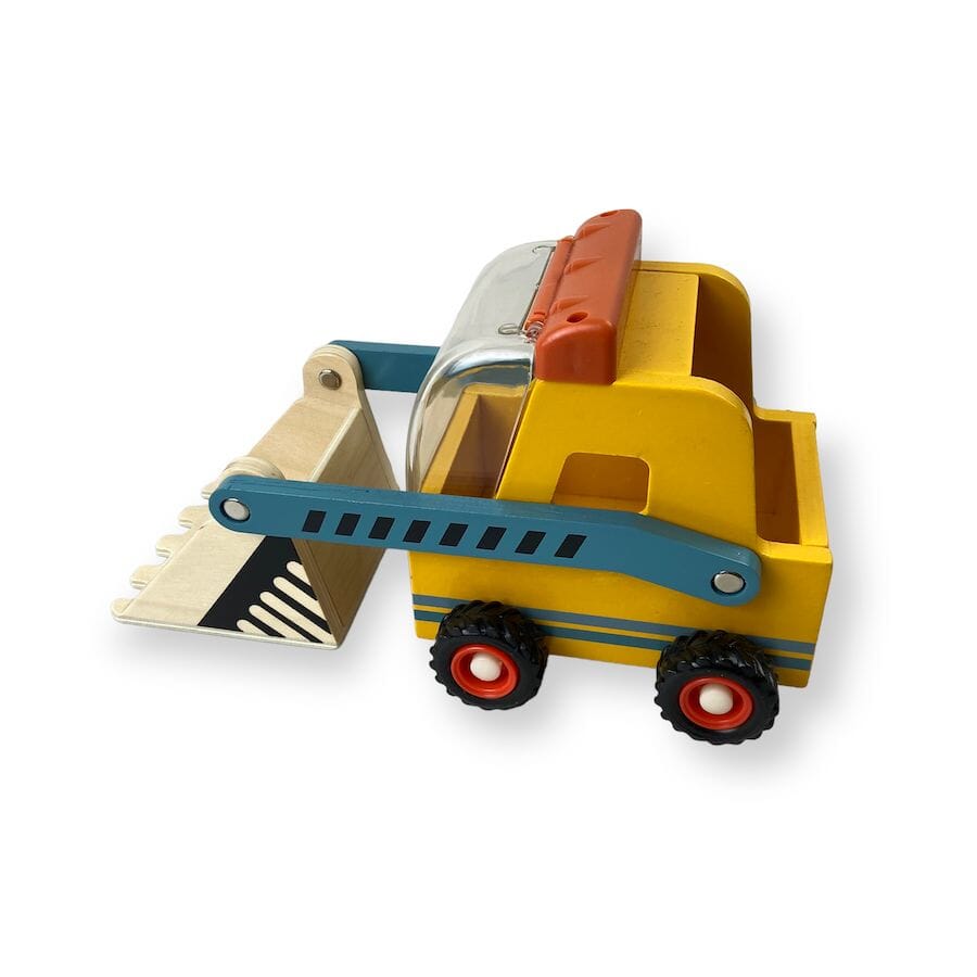 TOYCYCLE - Wooden Toy Tractor with Scoop