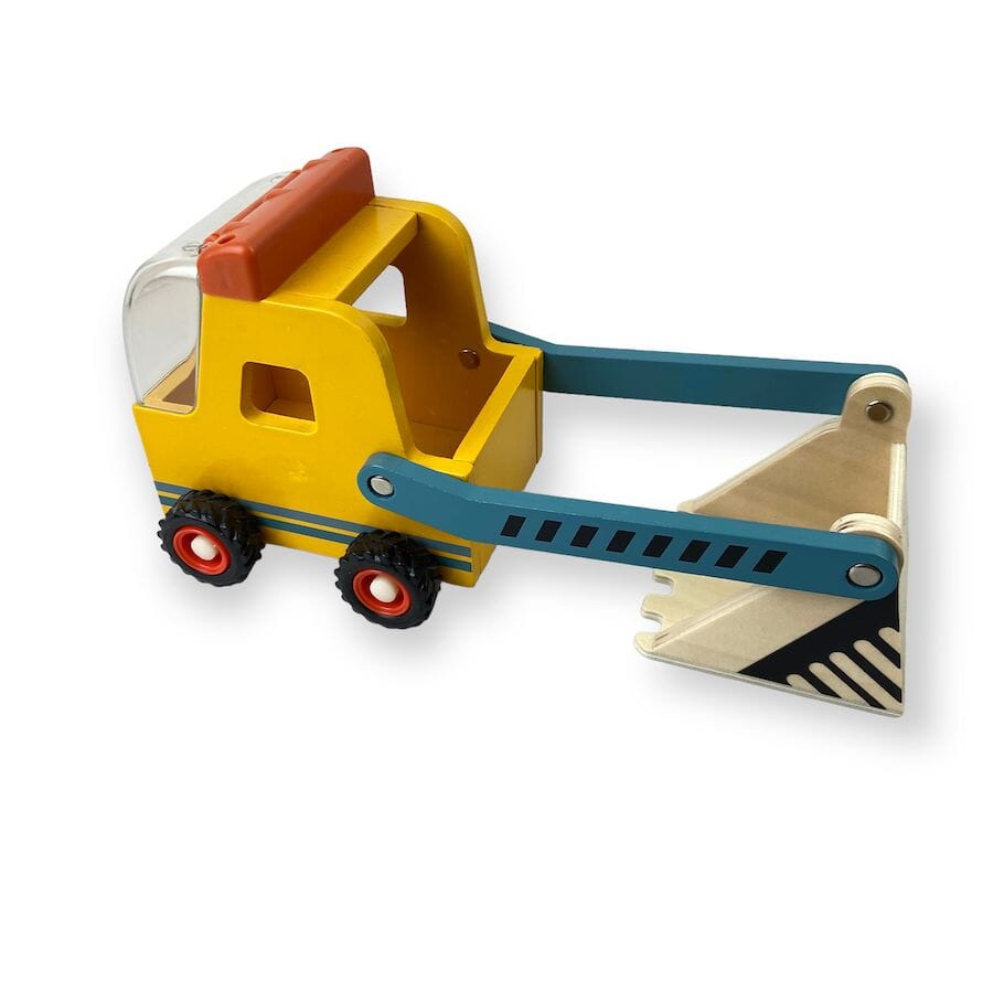 TOYCYCLE - Wooden Toy Tractor with Scoop